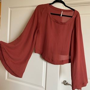 Free People Date Night Shirt